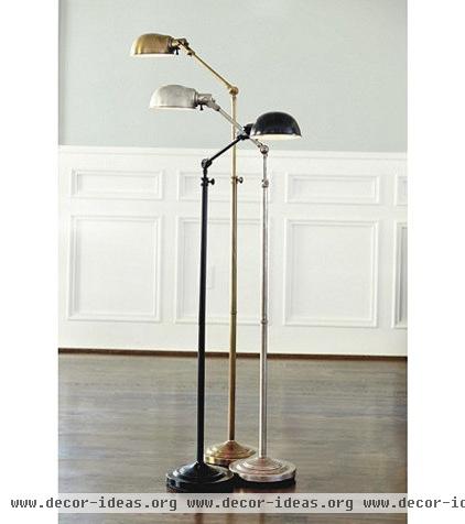 industrial floor lamps by Ballard Designs