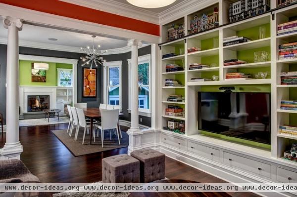 craftsman living room by Board and Vellum