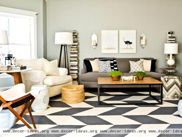 contemporary living room by Cynthia Lynn Photography