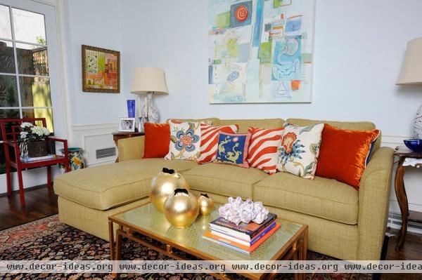 eclectic living room by Kelly Nelson Designs