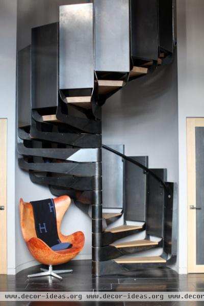 contemporary staircase by Union Studio