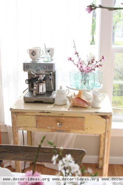 eclectic dining room by Dreamy Whites