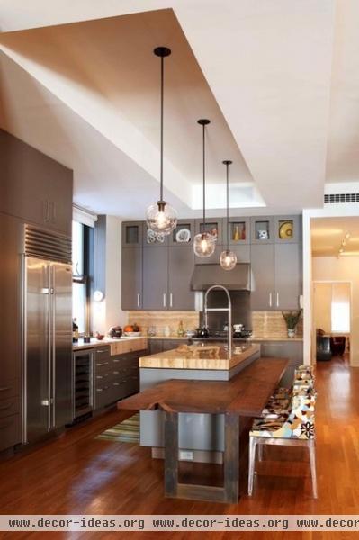 contemporary kitchen by valerie pasquiou interiors + design, inc