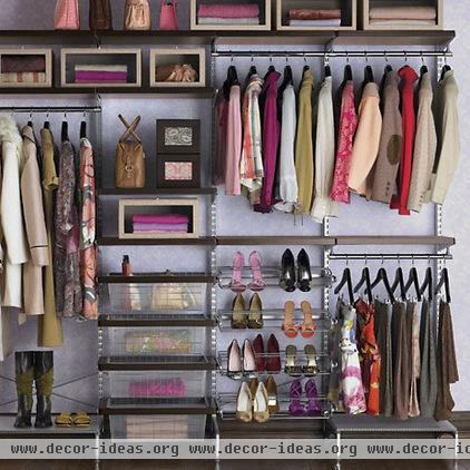 contemporary closet organizers by The Container Store