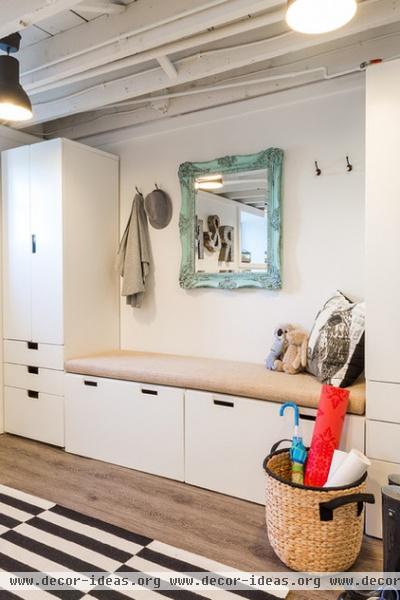 Basement of the Week: A Creative Space for Kids and Storage for All