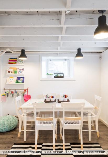 Basement of the Week: A Creative Space for Kids and Storage for All