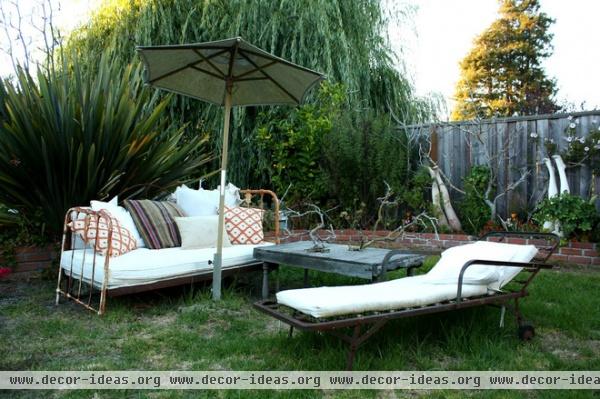 eclectic patio by Shannon Malone