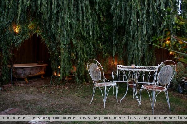 eclectic patio by Shannon Malone