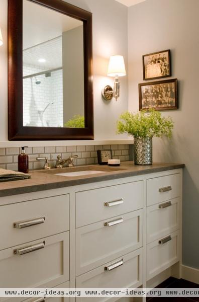 contemporary bathroom by Kristina Crestin Design