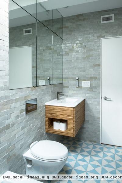 industrial bathroom by Jane Kim Design