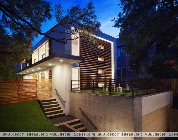 modern exterior by Baldridge Architects