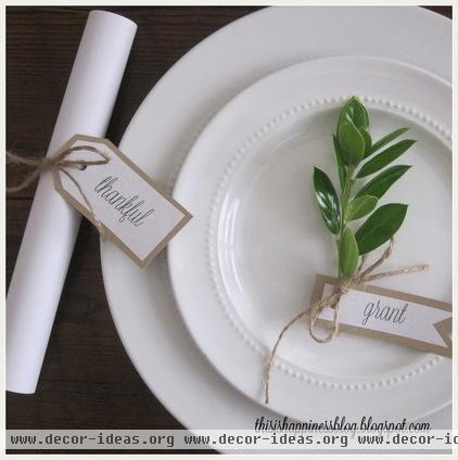 dining room Thanksgiving Tablescape