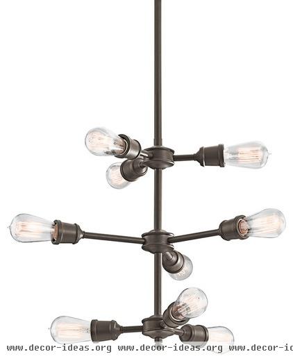 contemporary chandeliers by Littman Bros Lighting