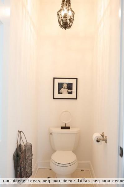 contemporary powder room Eclectic Powder Room