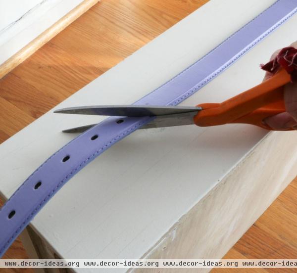 Refresh an Old Dresser With Leather Belt Handles