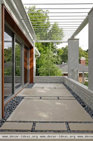 modern porch by Hagan Architects, Inc.