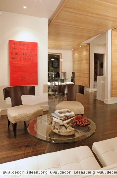 contemporary living room by Hagan Architects, Inc.