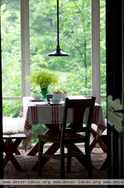 rustic dining room by Jean Longpré