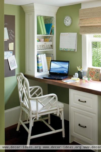 eclectic home office by Jackson Cabinetry LLC