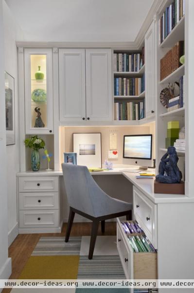 transitional home office by transFORM | The Art of Custom Storage