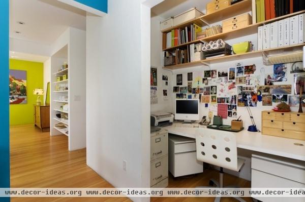 contemporary home office by Mercedes Corbell Design + Architecture