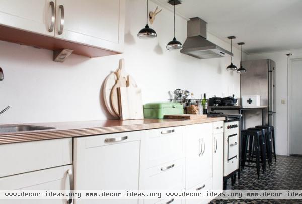 eclectic kitchen by Louise de Miranda