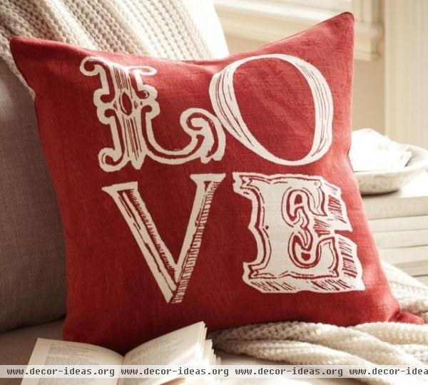 contemporary pillows by Pottery Barn