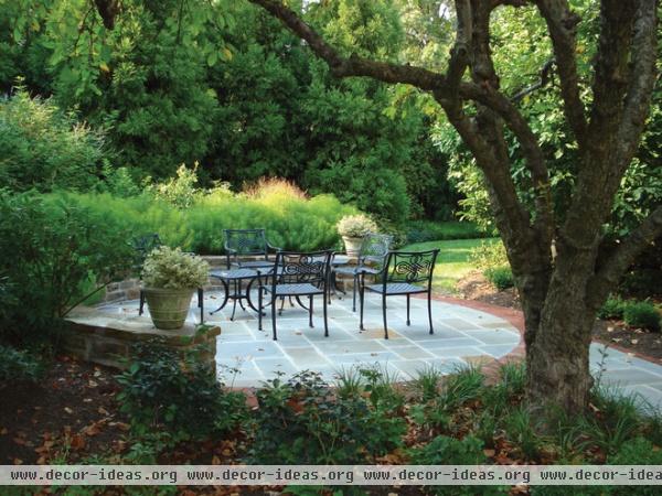 traditional patio by Wallace Landscape Associates