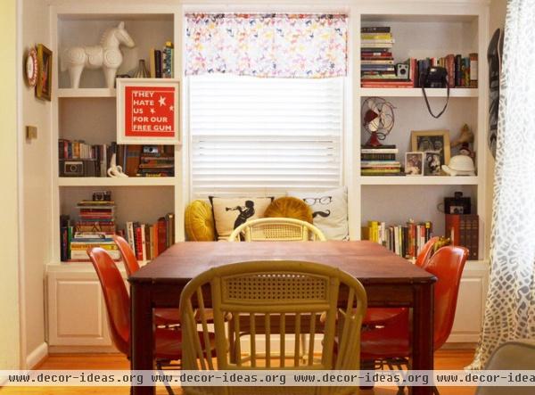 eclectic dining room by Sarah Greenman