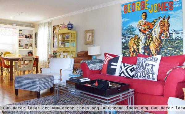 eclectic living room by Sarah Greenman