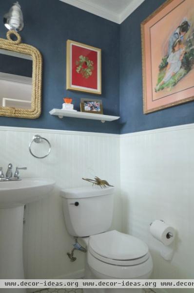 eclectic bathroom by Sarah Greenman