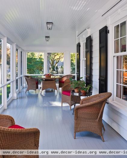 traditional porch by Peter Zimmerman Architects