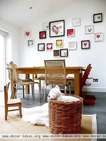 eclectic dining room by sarah & bendrix