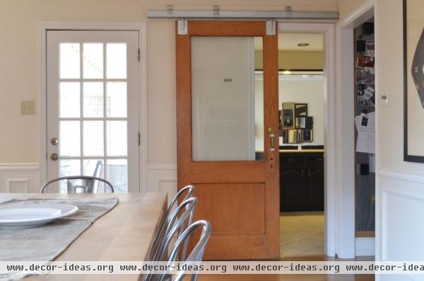 eclectic dining room by Sarah Greenman