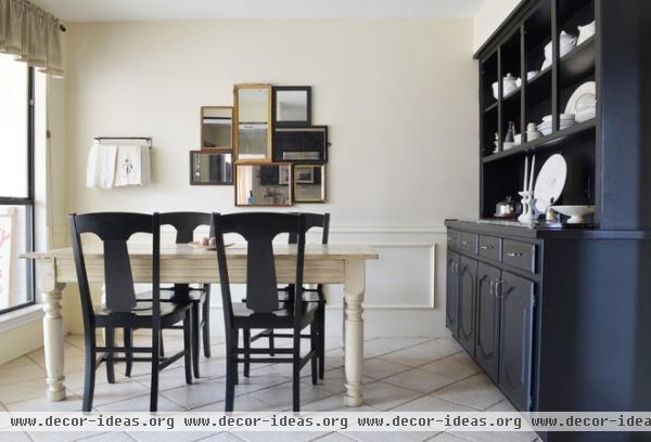 eclectic dining room by Sarah Greenman