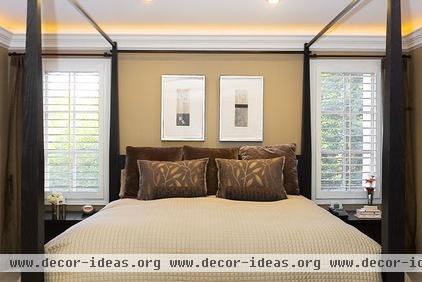 contemporary bedroom by MW Interiors