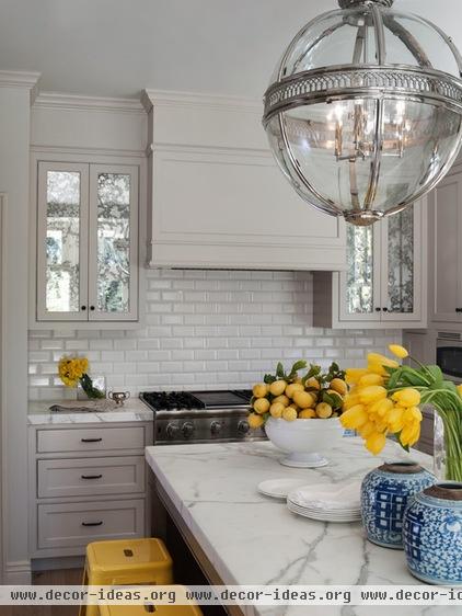 transitional kitchen by Heydt Designs