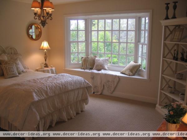 mediterranean bedroom by Barbara Stock Interior Design