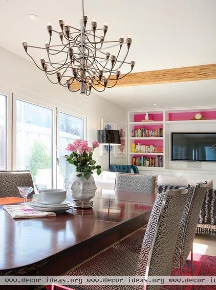 contemporary dining room by Jeri Koegel Photography