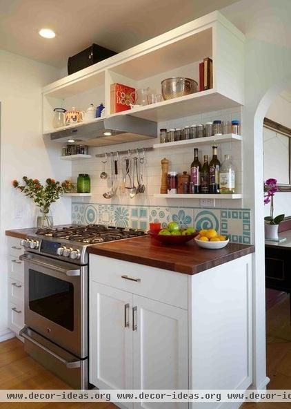 transitional kitchen by Kahn Design Associates