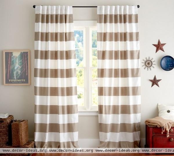 traditional curtains by Pottery Barn