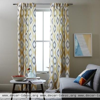 contemporary curtains by West Elm