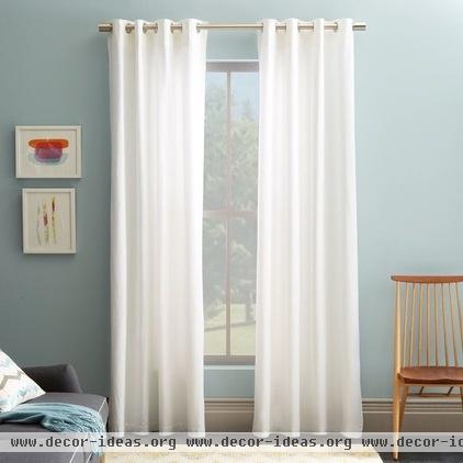 traditional curtains by West Elm