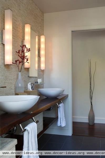 contemporary bathroom by Amy A. Alper