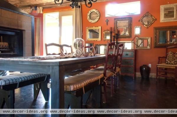 eclectic dining room by Angela Flournoy