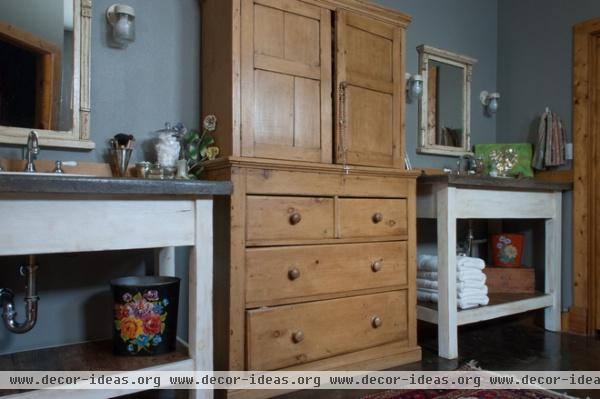 eclectic bathroom by Angela Flournoy