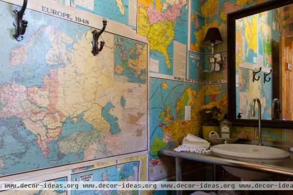 eclectic bathroom by Angela Flournoy