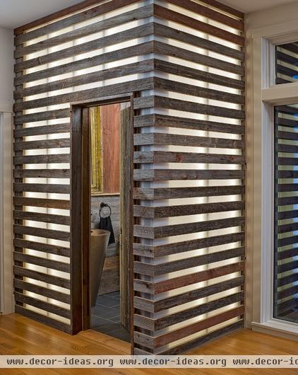 farmhouse powder room by Moger Mehrhof Architects