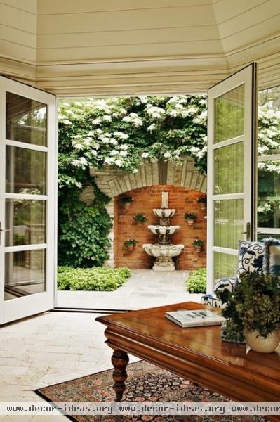 traditional family room by Dan Waibel Designer Builder