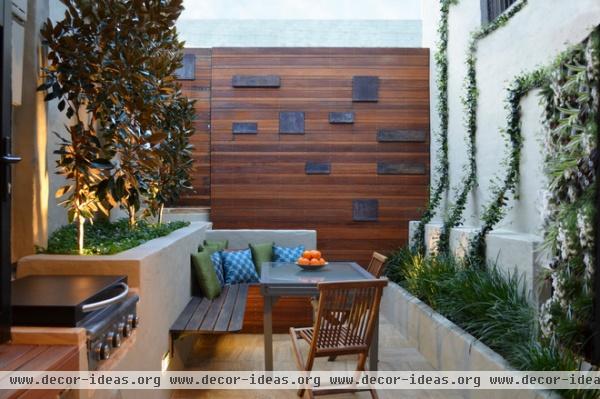 contemporary patio by Outhouse Design